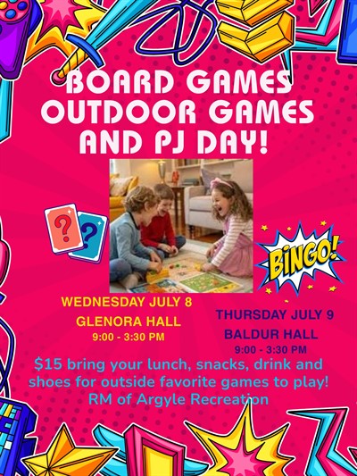 Board Games & PJ Day